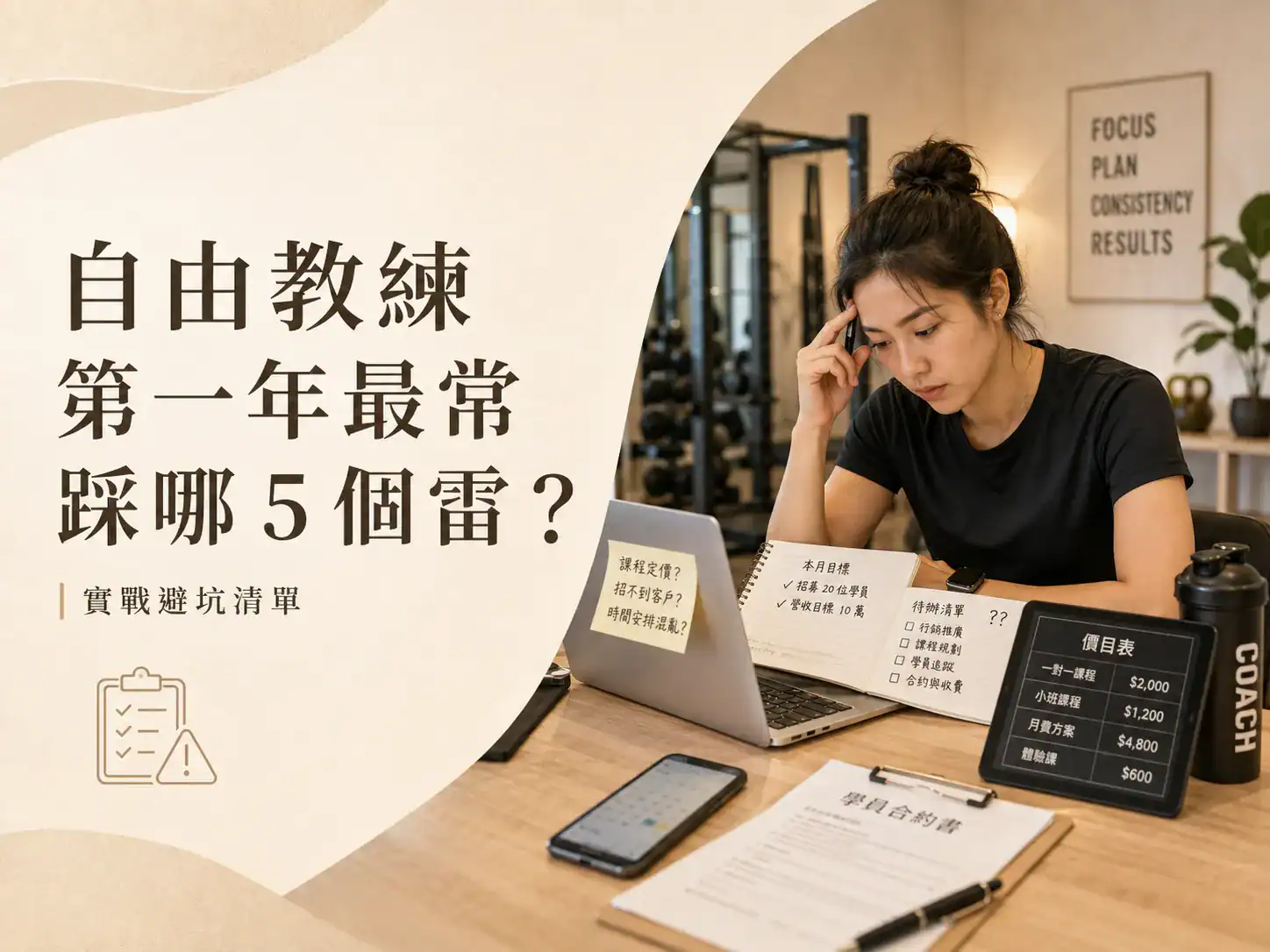 自由教練第一年最常遇到的五個問題